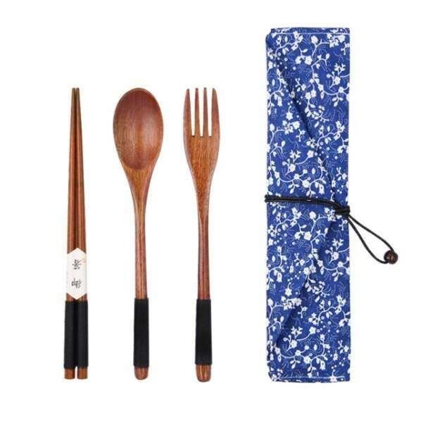 Housse De Rangement Pour Couverts De Voyage - Pratique Et Anti-taches - 9