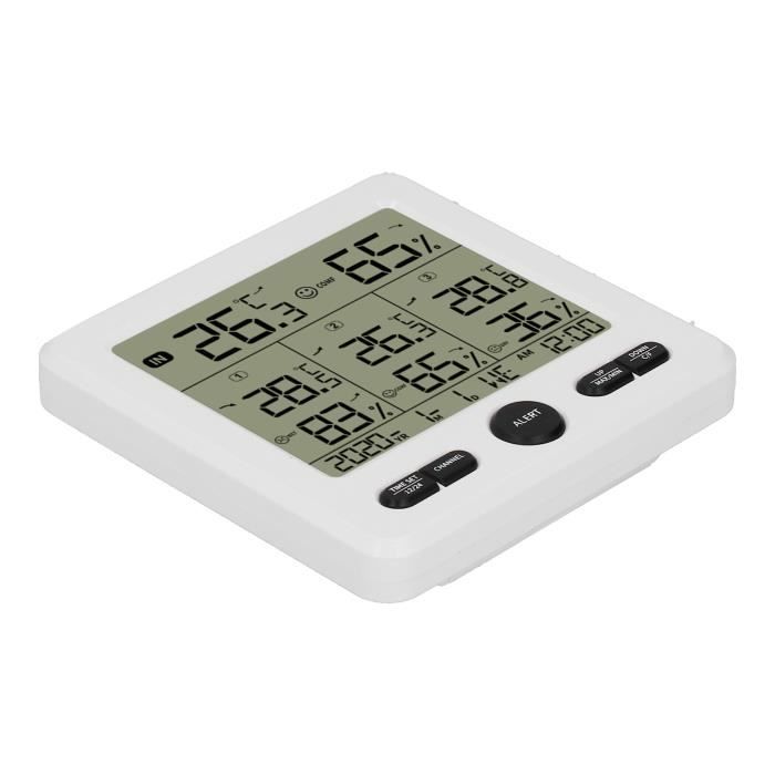 ECOWITT WH31 Capteur Thermo-Hygromètre Multicanaux Sans Fil – 8 Canaux – Compatible Application & Passerelle WiFi
