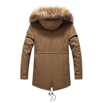 Manteau capuche top fausse fourrure