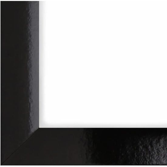 Cadre de Photo Cadre d'image OLIMP 49x68 cm ou 68x49 cm in WENIGE avec  verre artificielle normale et le panneau arrière, 35 mm baguettes  d'encadrement MDF et feuille décorative entièrement recouvrante 