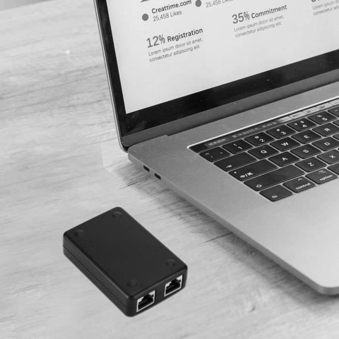 2 in 1 Out réseau Internet Ethernet Switch Box Sélecteur Switcher Box ...
