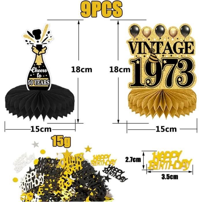 Zythrem 9 Pcs Centres De Anniversaire Cheval, Table En Nid D