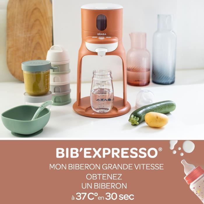Bib'Expresso® Préparateur de biberon White/Grey de Béaba, Chauffe