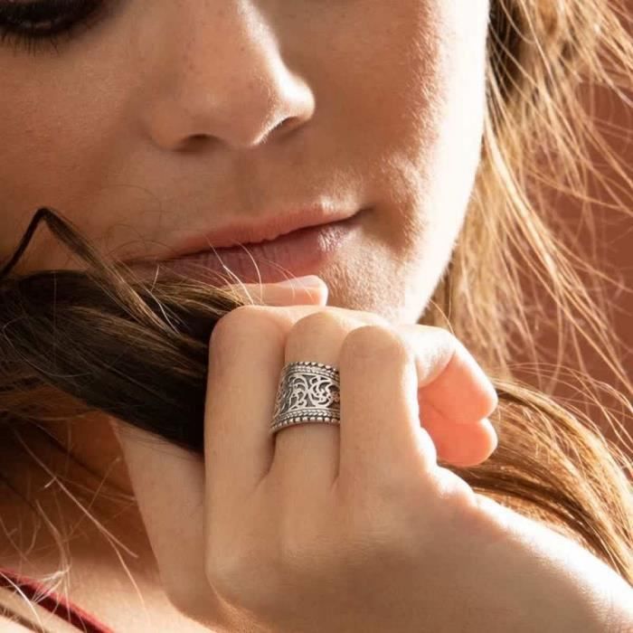 Bague sales argent massif