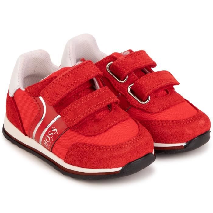 Basket bebe garçon Boss Kidswear J09172 992 Ro Rouge