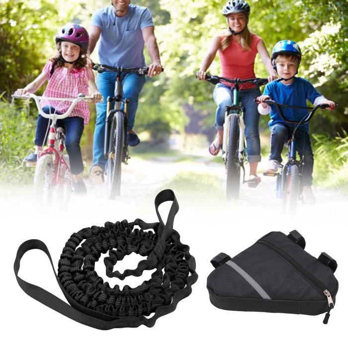 157496 - ATTACHE REMORQUE VELO POUR REMORQUE ENFANT FIXATION SUR BASE AVEC MOLETTE (PARTIE FLEXIBLE FIXATION SUR LA REMORQUE) ALTERNATIVE POUR AXE TRAVERSANT