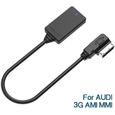 AMI MMI MDI Adaptateur Sans Fil Bluetooth Câble Audio Musique Auto Bluetooth pour Audi A3 A4 B8 B6 Q5 A5 A7 R7 S5 Q7 A6L A8L A4L --2