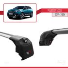 Barres De Toit Dgh System Easy Line Advanced 120cm - Compatibles Peugeot 5008 MPV 2017+ Avec Barres Longitudinales Fermées, Verrouillables 90kg