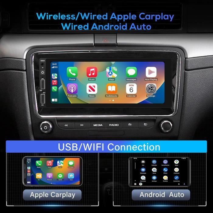 Autoradio 2 Din 10.1" Android 13 4G+64G Carplay Sans Fil Pour Suzuki Swift 2003-2010