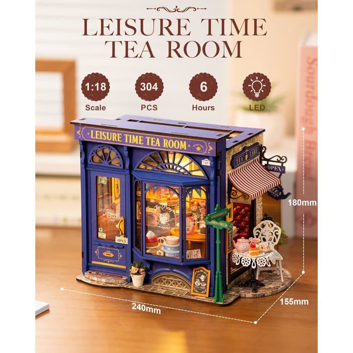 Service à Thé Miniature Pour Poupée / Maison De Poupée (dollhouse) - Occasion