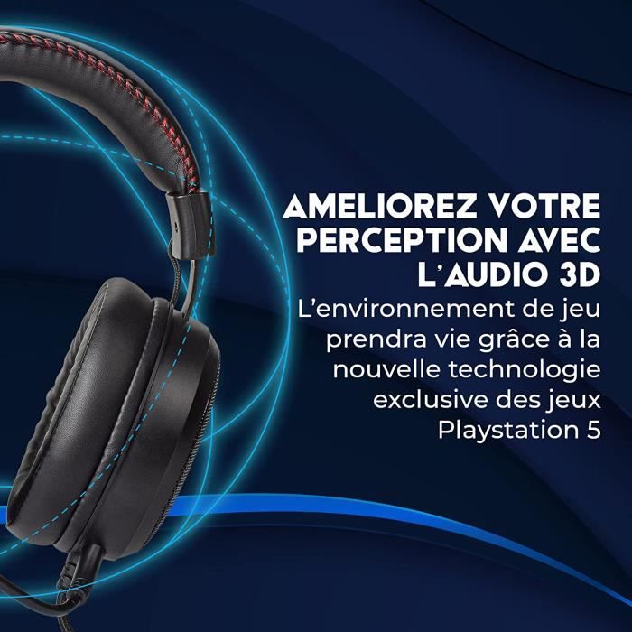 Casque Audio Gamer SWX-300 avec micro pour Xbox One PS4 PC et