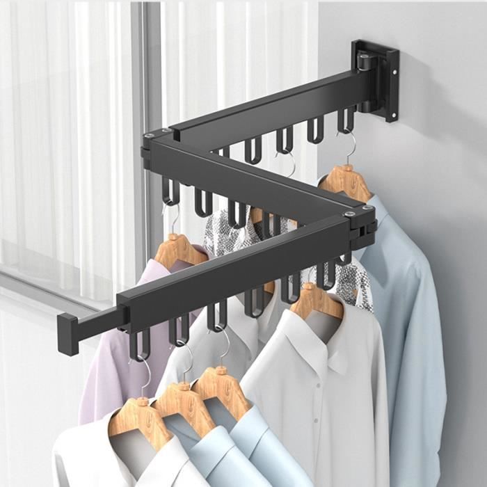 Séchoir à linge de voyage, petit séchoir à linge portable de camping, cintre pliable, séchoir mural extensible pour appartements d'hôtel | Leroy Merlin