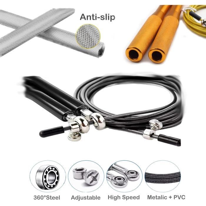 Corde à Sauter Crossfit ROAR - Speed Rope Avec Compteur Et Sac De Transport