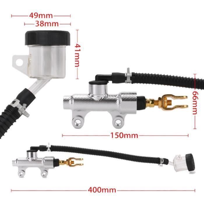 Pompe de Frein ArrieRe Moto Disque de VeHicule Durable Accessoires Off Road VTT Universel Pied Hydraulique Coupe D Huile Refit Cdiscount Sport