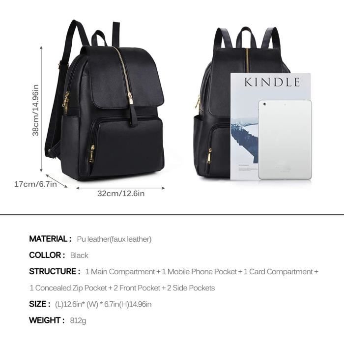 Sac a dos hotsell cuir antivol femme
