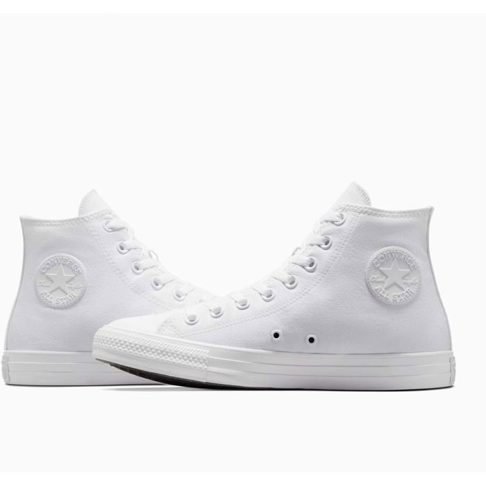 Baskets CONVERSE CHUCK TAYLOR ALL STAR HI Blanc Mixte Lacets