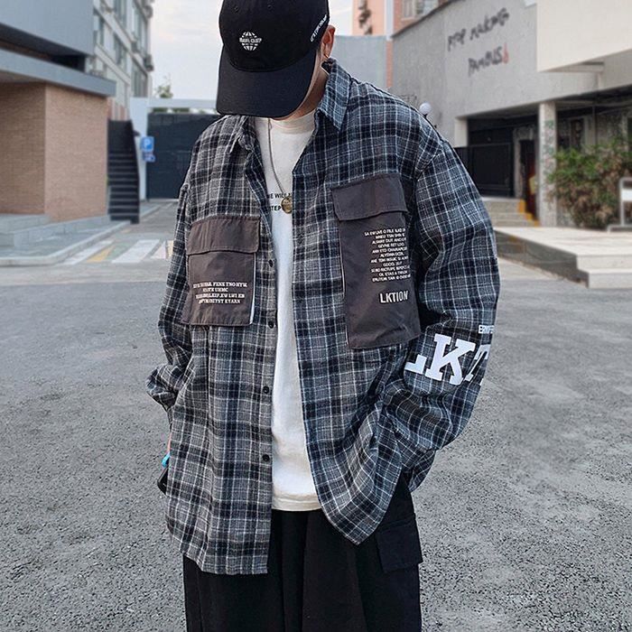 Chemise streetwear homme clearance