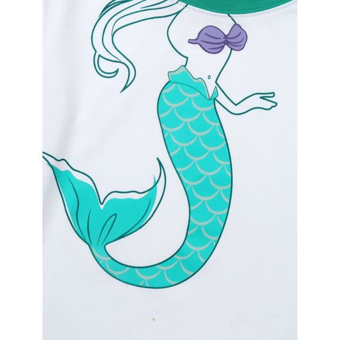 Pyjama sales sirene fille