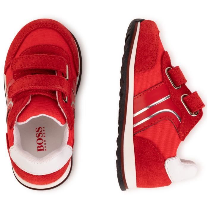 Basket bebe garçon Boss Kidswear J09172 992 Ro Rouge