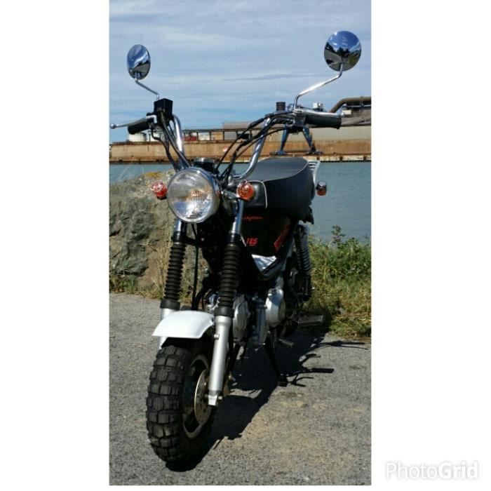 SKYTEAM / QUAD / POCKET CROSS Moto 50cc semi-auto BUBBLY CHAPPY noir -  Private Sport Shop