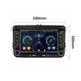 GEARELEC Autoradio 7 Pouces pour VW Android 10.1 avec CarPlay GPS Navigation WiFi Bluetooth RDS FM AM-3