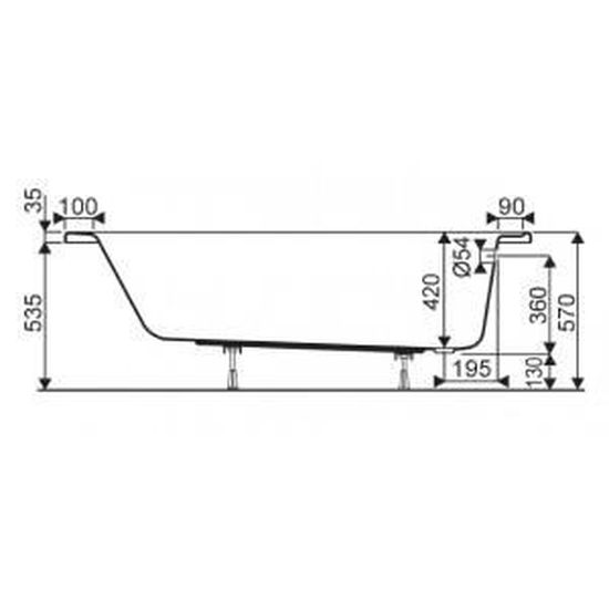 Baignoire Rectangulaire 170 Cm Prima Style Allia Achat Vente Baignoire Kit Balneo Baignoire Rectangulaire 170 Cdiscount