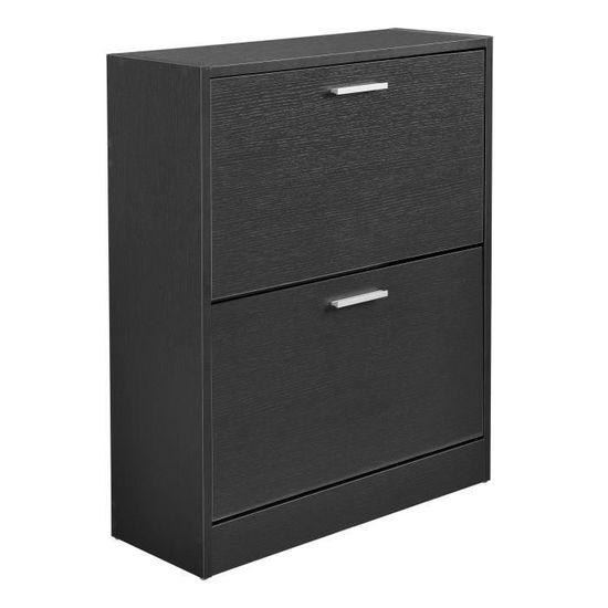 En Casa Etagere Armoire Meuble A Chaussures De Rangement Gris 2