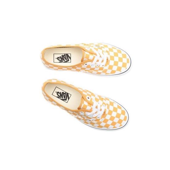 vans checkerboard jaune
