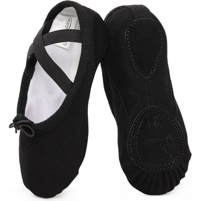 Chaussons De Danse Classique Et Gymnastique – Demi-pointe En Cuir Vrai, Toile, PVC – Légers, Confortables, Polyvalents
