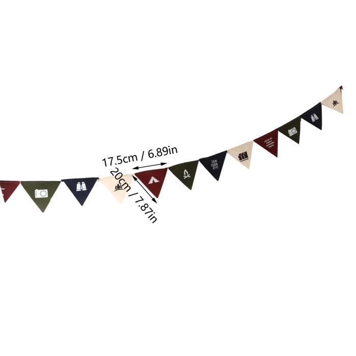 Banderole Joyeux Anniversaire Guirlande - Happy Birthday Décoration Fanions  en Tissu - Triangle Arc-en-Ciel - Cdiscount Maison
