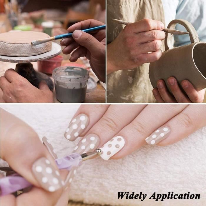 THE TWIDDLERS 35 Pcs Kit Complet d'Outils de Peinture de Mandala de Premium - Dotting Tool pour