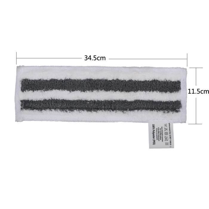 Lot De 6 Chiffons Microfibre Pour Nettoyeur Vapeur Karcher - Compatible SC1 à SC5, SV7 - Lavable Et Réutilisable