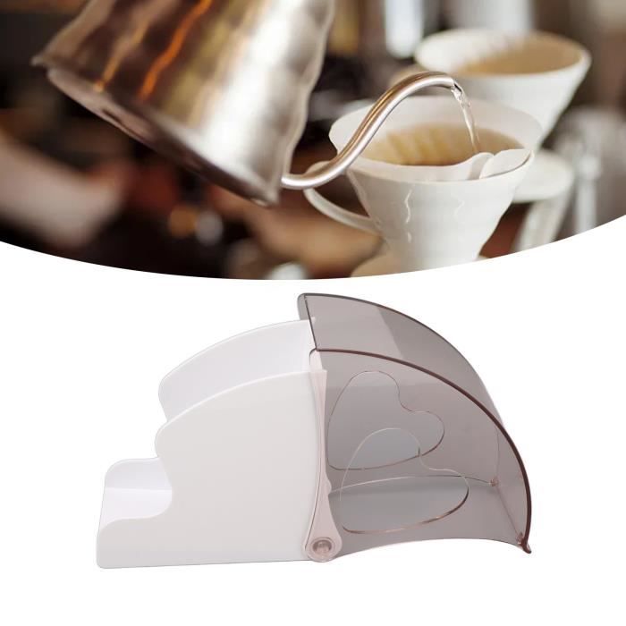 HOUSON Filtre à café de camping, porte-filtre à café pliable portable réutilisable pour camping en plein air voyage randonnée sac à dos pique-nique