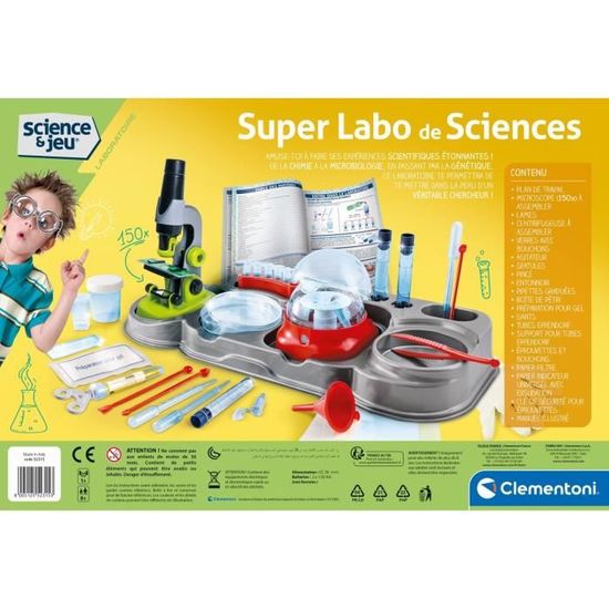 SCIENCE ET JEU - MICROSCOPE SMART - CLEMENTONI - King Jouet Maroc