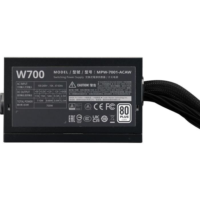 Alimentation PC ADVANCE EP-700WTP – 700W, Modèle Occasion Fonctionnel, Pour Dépannage