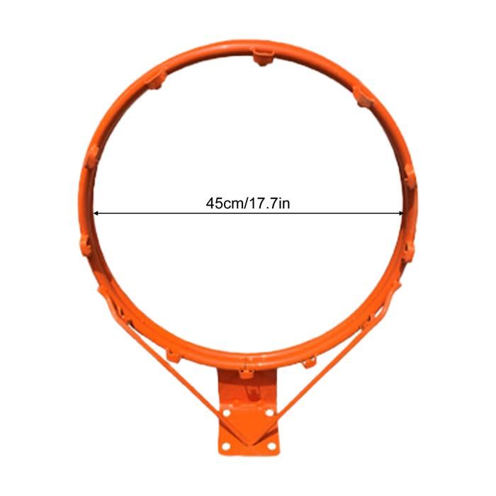 Panier De Basket Mural 32 Cm – Cerceau Métal Robuste Avec Filet, Installation Facile Intérieur/Extérieur, Idéal Entraînement & Loisirs