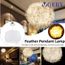 Lustre Suspension Plumes 30 Cm – Blanc Élégant E27 40W Pour Salon, Chambre, Restaurant