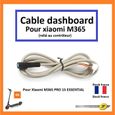 Cable dashboard xiaomi M365 PRO 1S ESSENTIAL trottinette électrique - Relié au Contrôleur- câble tableau de bord-0
