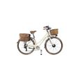E-bike Vélo électrique de Ville Retro Dolce Vita by Canellini Aluminium Dame Beige - Taille 46-0