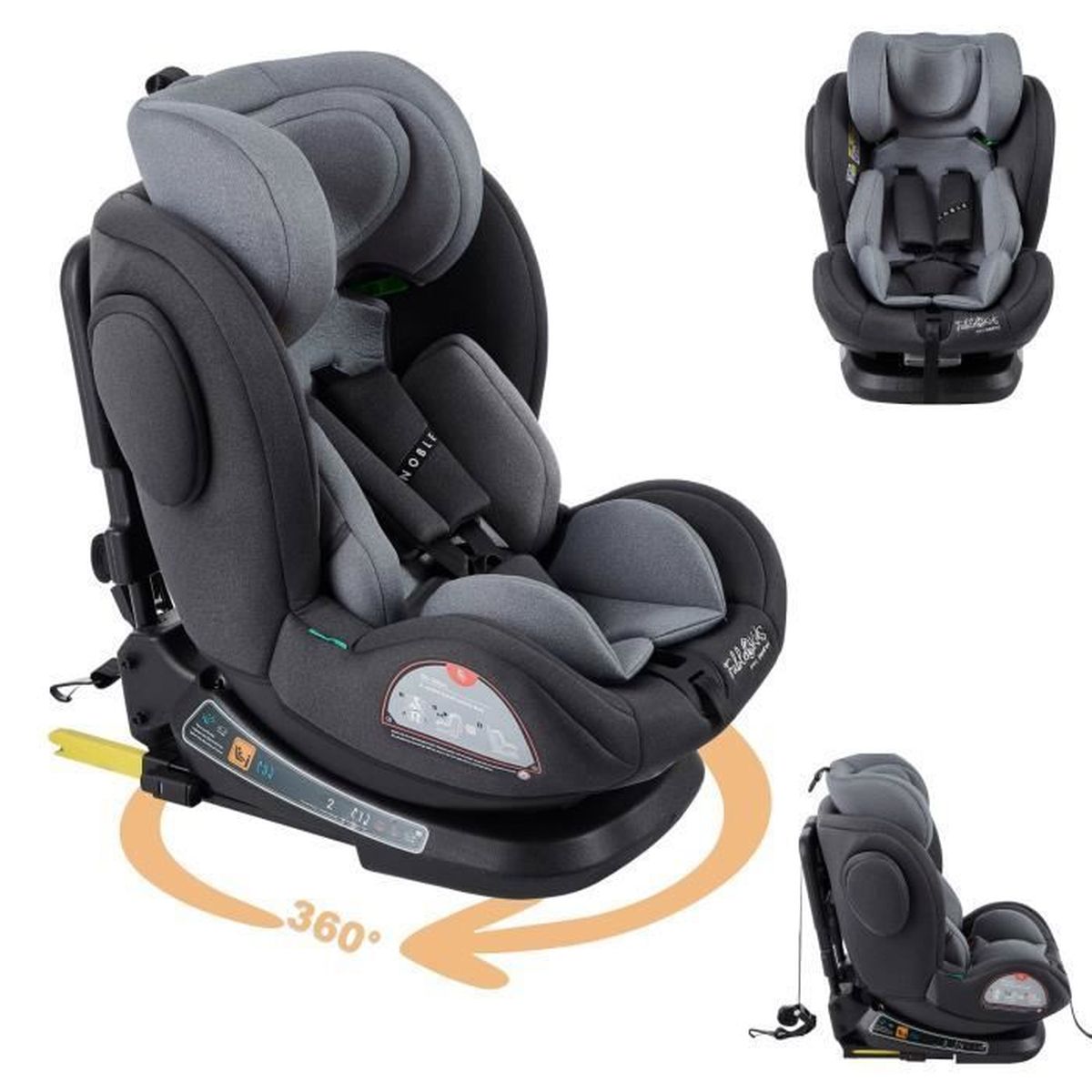 FableKids Siège auto pour enfants avec Isofix 360° siège pour enfants groupe 0/1/2/3 036