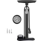 OTBACT Pompe à vélo Pompe à Pied pour vélo avec valves Presta et Schrader pour Pneu de vélo Ballons de Sport Anneaux de Natation