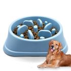 Gamelle Anti-glouton Pour Chien Et Chat FarBoat - 17,5 Cm - Bol Lent Avec Reliefs - Bleu (Anti-étouffement, Antidérapant)