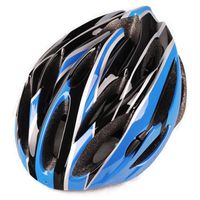 Casque de vélo adulte unisexe de marque luxe modèle dauphins réglable - Bleu/noir