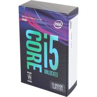 Processeur - Intel Core i5 8th Gen - Core i5-8600K Coffee Lake 6-Core 3.6 GHz LGA 1151 95W Intel UHD Graphics 630