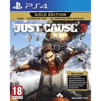 Just Cause 3 - Gold Edition (PS4) - Jeu d'action - Square Enix - Blu-Ray - 07 Avril 2017