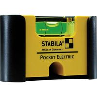 Mini niveau à bulle en plastique Pocket Electric Stabila 18115 Gamme(s) de mesure 6
