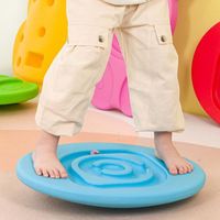 Planche d'équilibre en forme d'escargot pour enfants VGEBY - Kid Rocking Snail Balance Seesaw Board - Bleu ciel