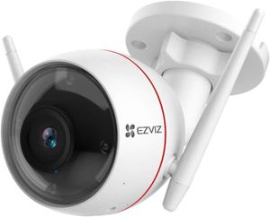 CAMÉRA IP C3W Pro 4MP Caméra Surveillance WiFi Extérieur avec 30m Vision Nocturne en Couleur Alarme Sirène Détection de Forme Humaine [J3097]