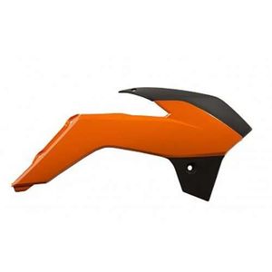 KIT CARROSSERIE Ouies de radiateur noir/orange Acerbis KTM SX85 (0016896.209.016)