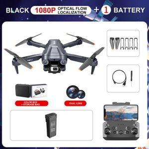 DRONE Noir 1080P - Drone Professionnel 4k Avec Gps 5km, 